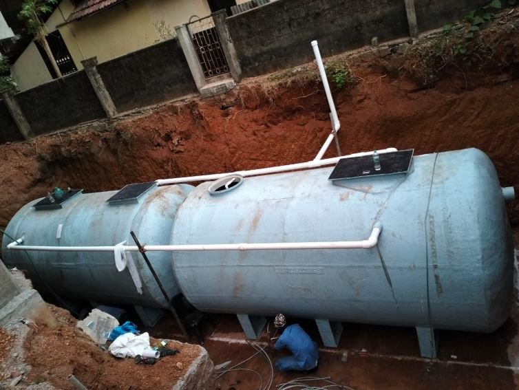 Packaged sewage treatment plant