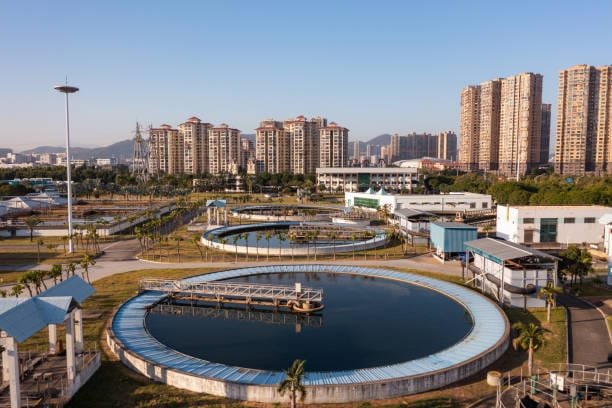 Biological wastewater treatment plant image