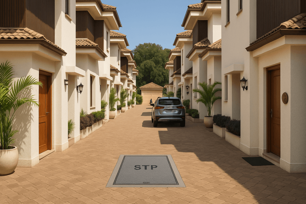Underground Sewage Treatment Plant Installation