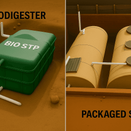 Biodigester vs Packaged STP