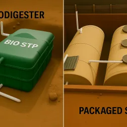 Biodigester vs Packaged STP