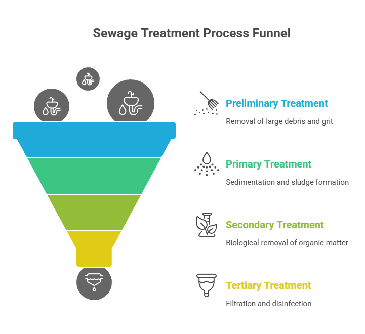 Step-by-Step Breakdown of the Sewage Treatment Plant Process