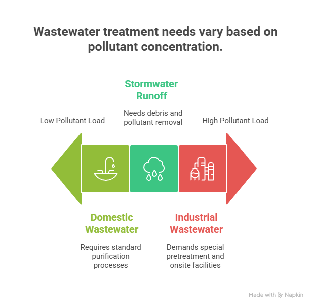 Types of Wastewater and Their Treatment Needs