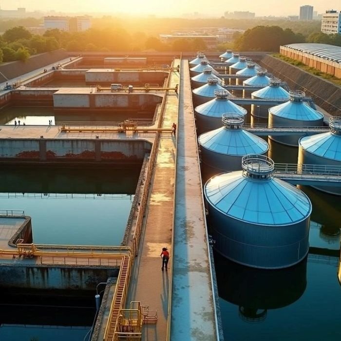 sewage treatment plant