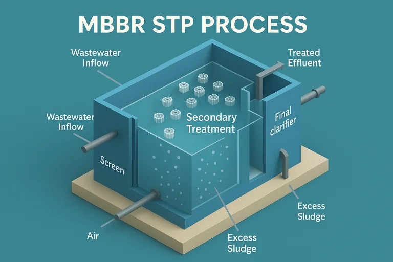 MBBR STP Process