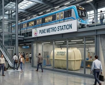 SUSBIO ECOTREAT at Pune Metro