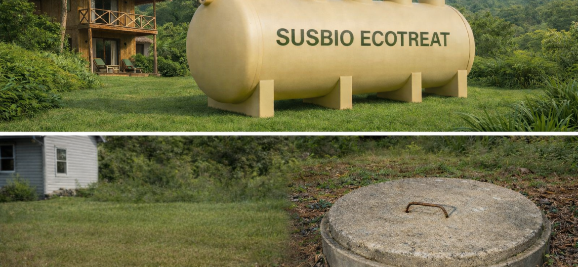 SUSBIO ECOTREAT vs Septik Tank