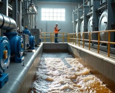 industrial wastewater treatment plant