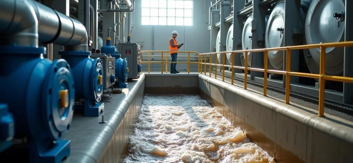 industrial wastewater treatment plant