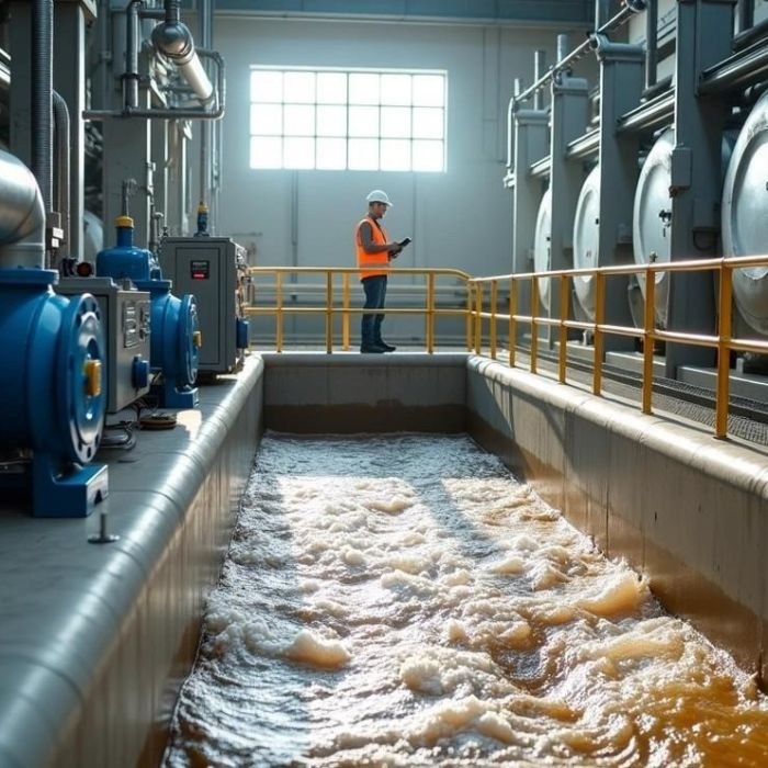 industrial wastewater treatment plant
