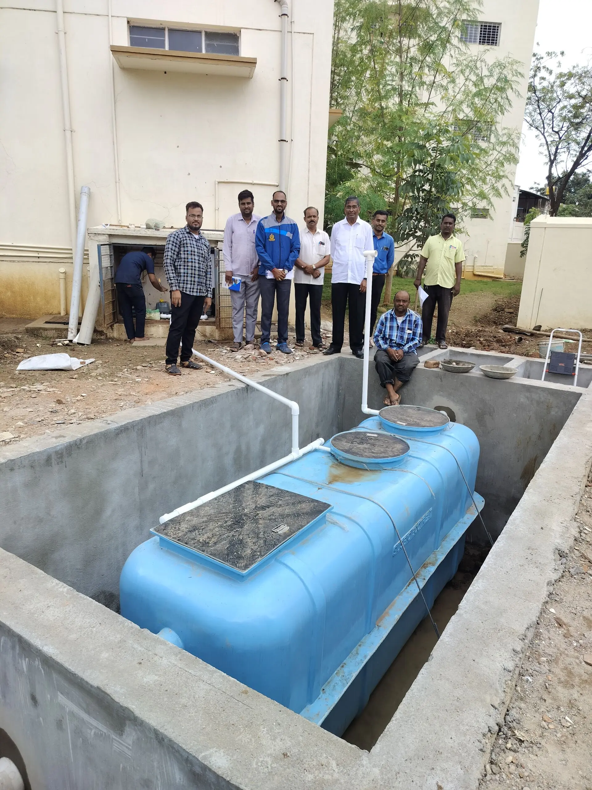 Underground Installation at Villa Project