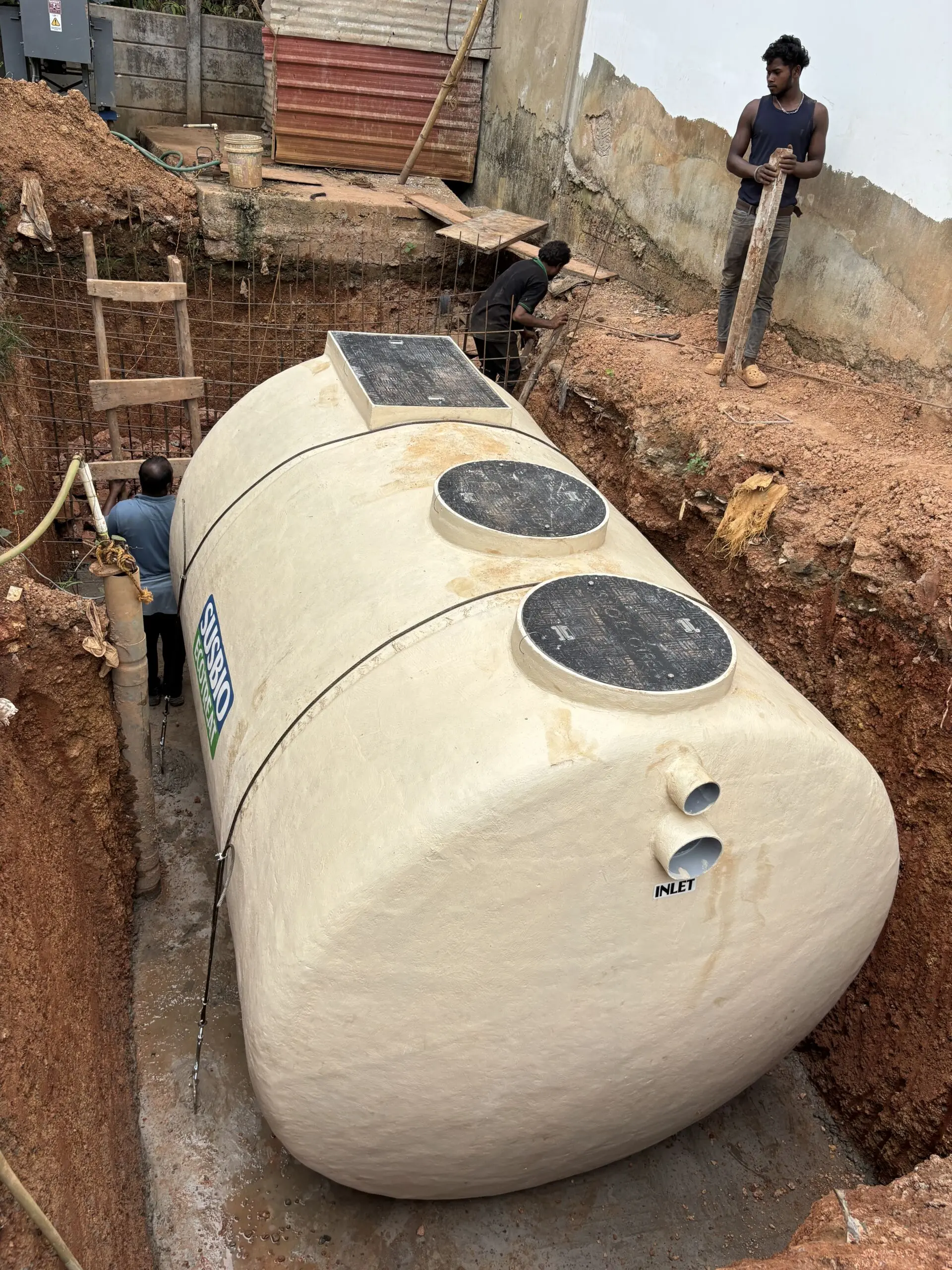 Underground Installation in Progress