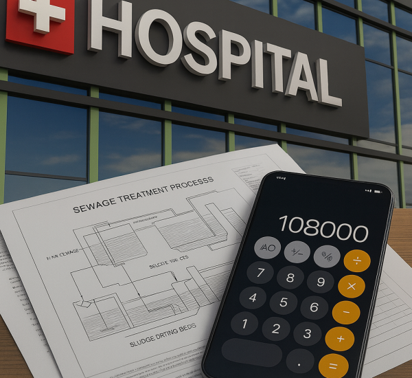 Sewage Treatment Plant Capacity Calculator for Hospital